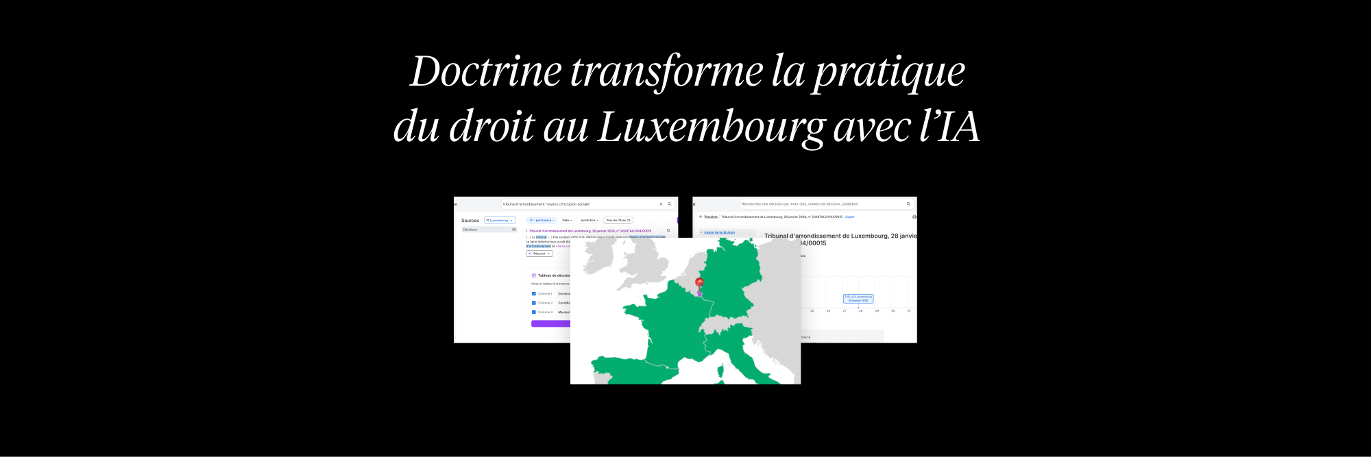 Doctrine déploie son IA juridique au Luxembourg